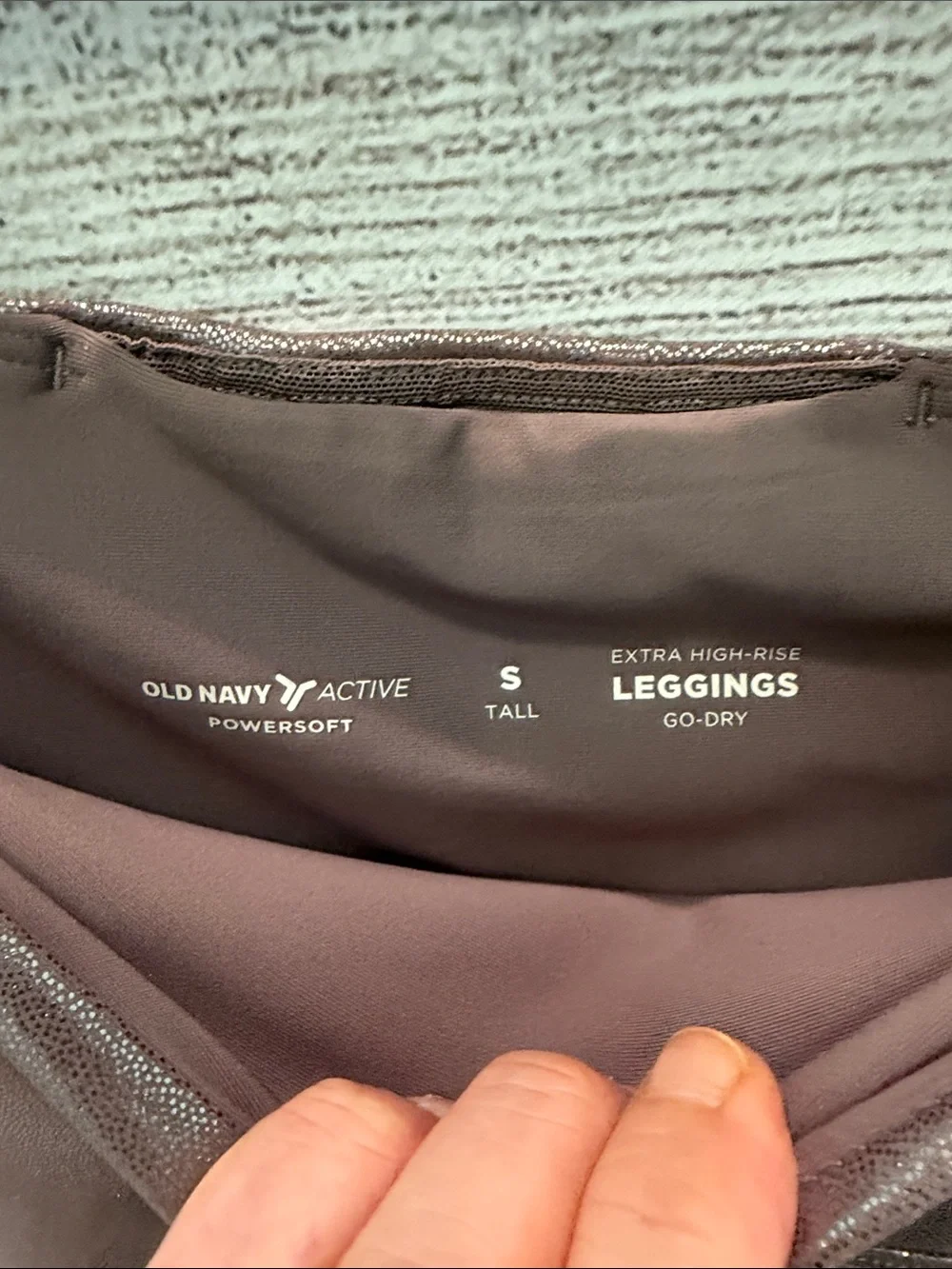 Old Navy shiny metallic